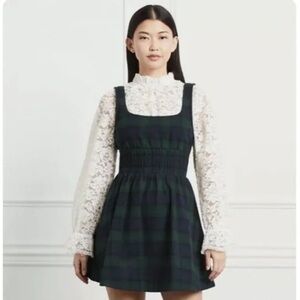 Hill House Cher Dress in Stewart Plaid Size Small